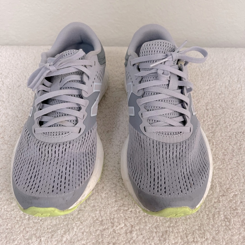 New Balance Gray Sneakers Lightweight Breathable Design